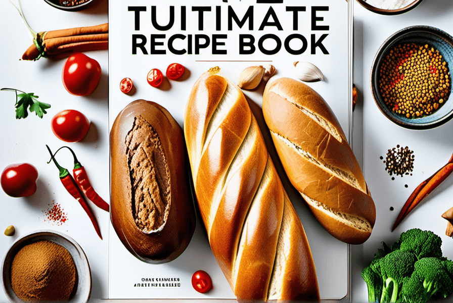 Recipe Book Cover - The Ultimate Recipe Book